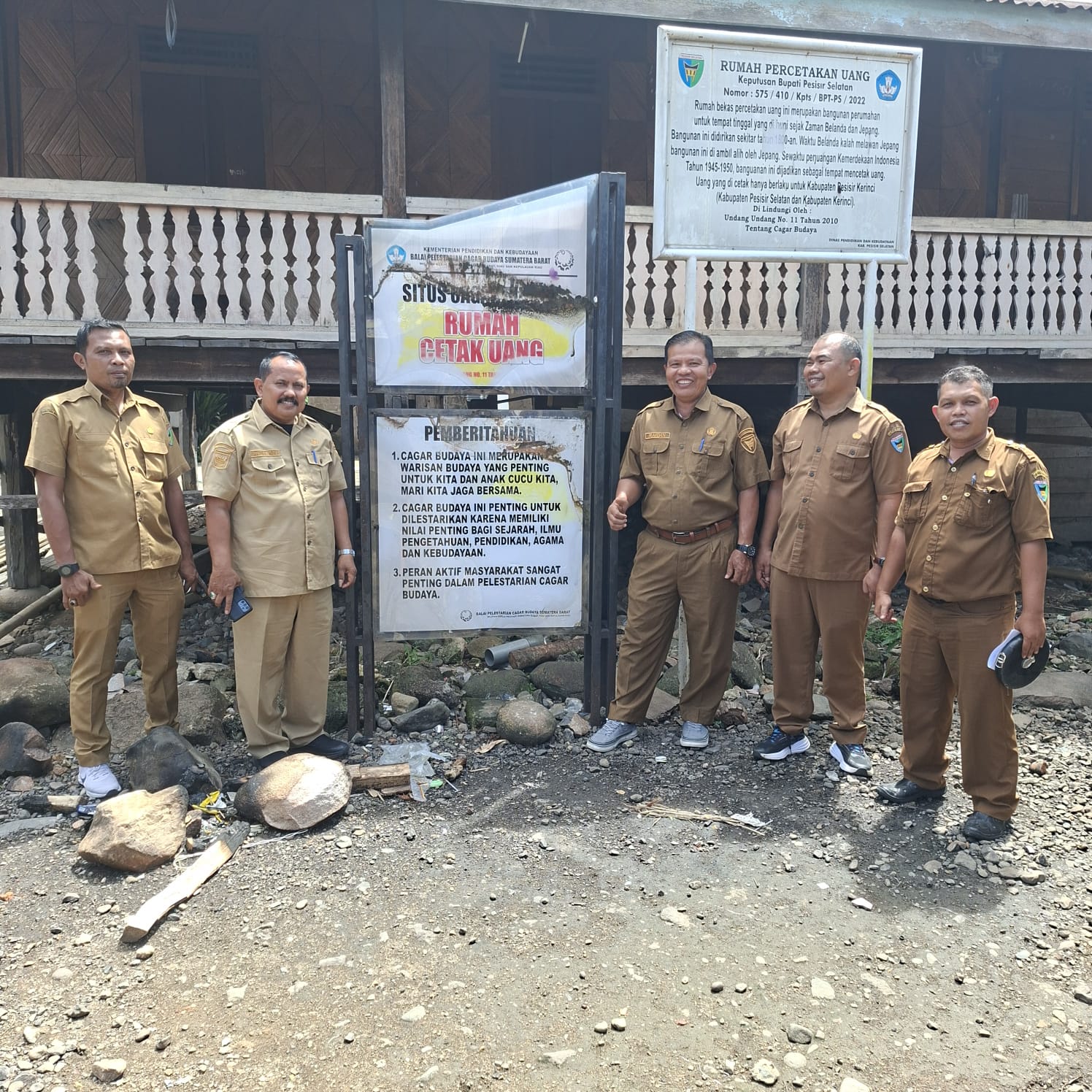 Pemkab Pesisir Selatan Lestarikan Rumah Percetakan Uang Menuju Cagar Budaya Nasioanal