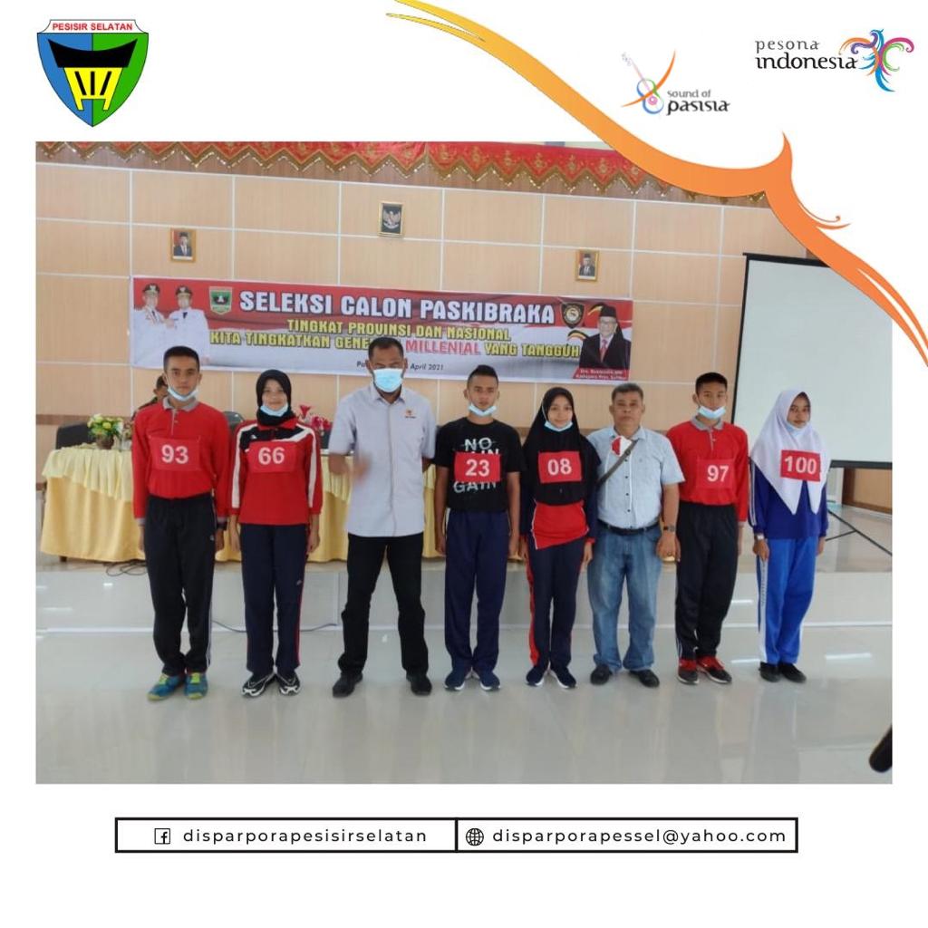 Pelaksanaan seleksi Calon PASKIBRAKA tingkat Provinsi Sumatera Barat 