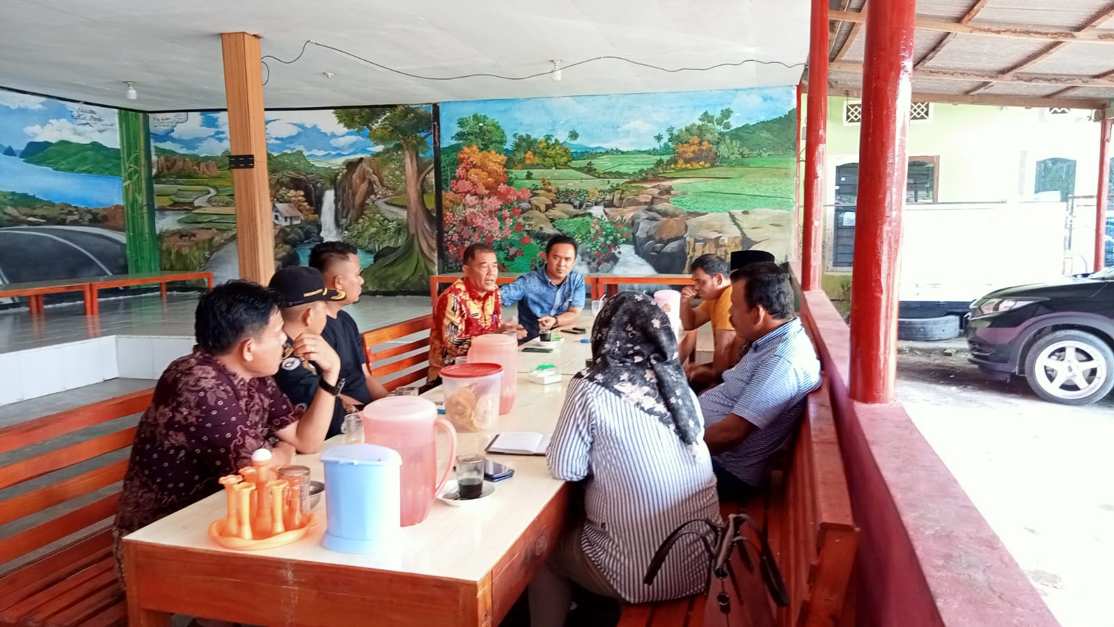 Rapat Kordinasi dengan  BUMNAG Bersama Tarusan Jaya