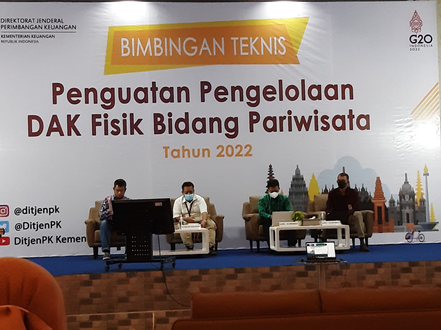 Bimbingan Teknis Penguatan Pengelolaan DAK Fisik Bidang Pariwisata tahun 2022 di Medan