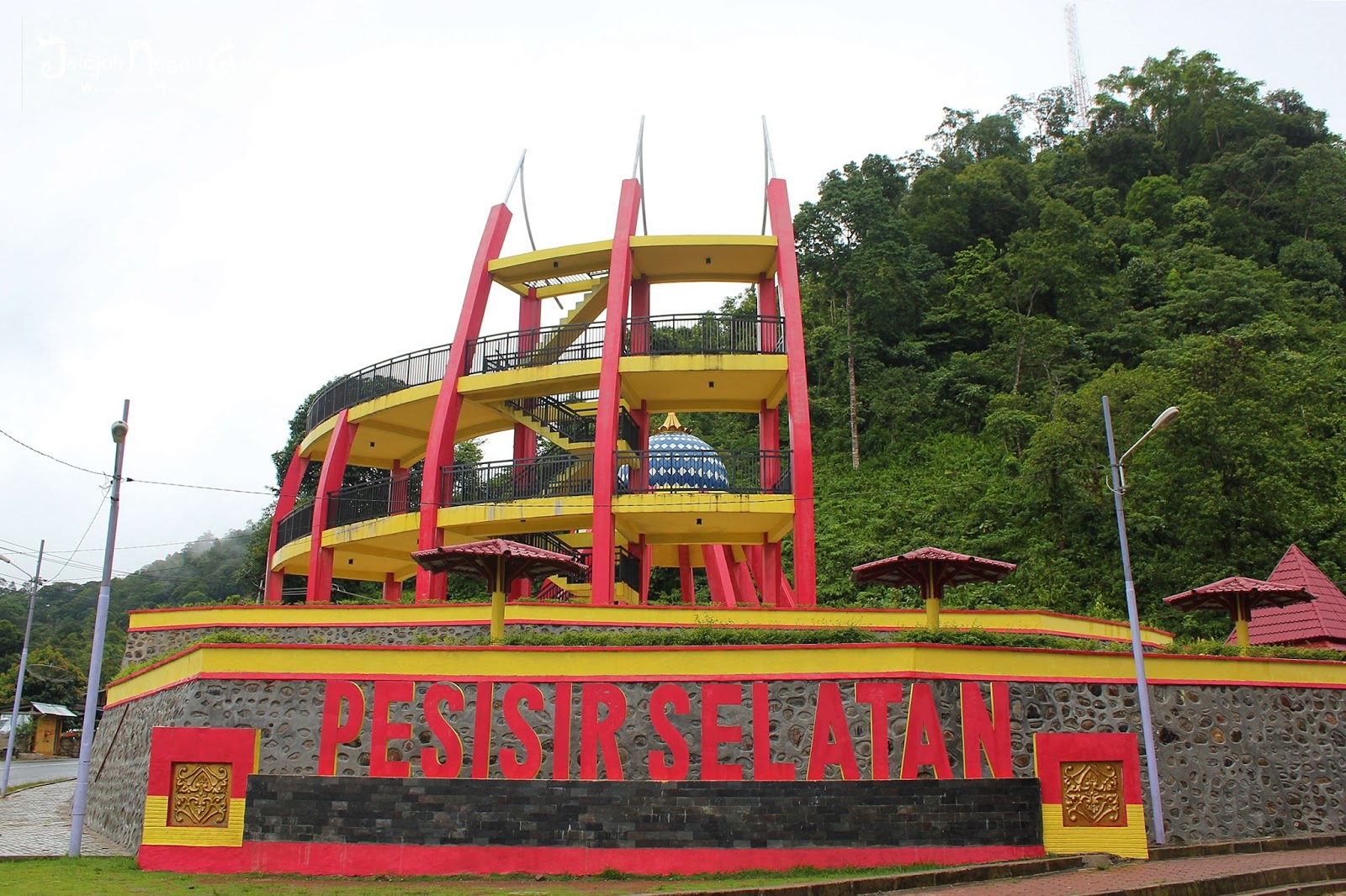 Penertiban Para Pedagang Di Rest Area Perbatasan Pesisir Selatan Pada Tanggal 26 Januari 2018
