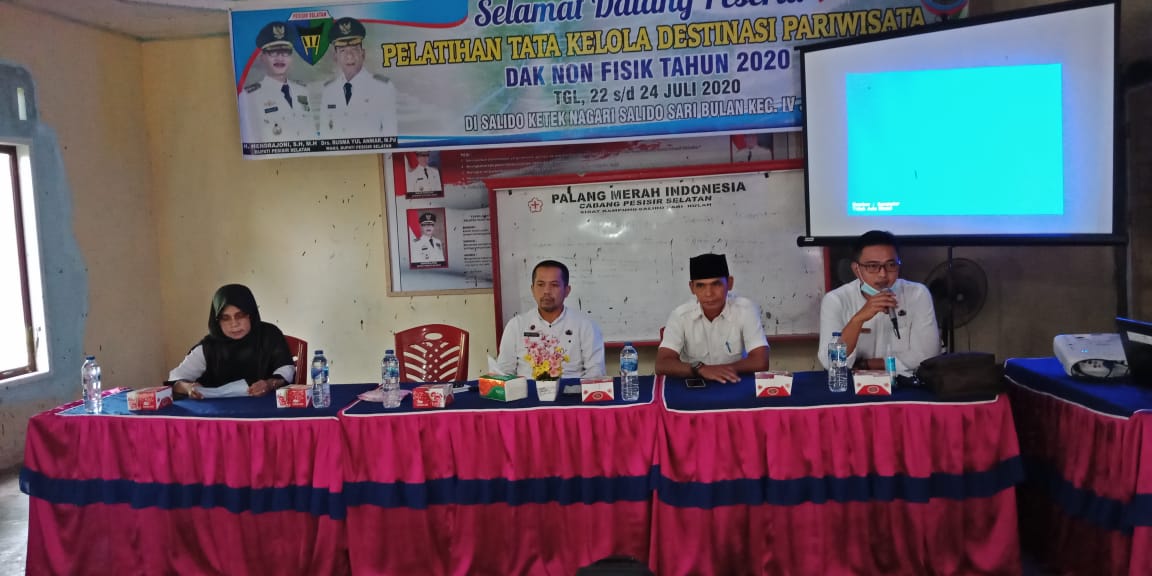 Pelatihan Tata Kelola Destinasi Wisata (DAK Non Fisik 2020)